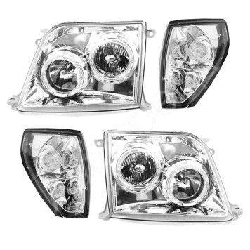 Фара+габарит TOYOTA LAND CRUISER PRADO 96-01хром тюнинг комплект лев.+прав. <b>EAGLE EYES PF-EE-212-11B1-CR</b>