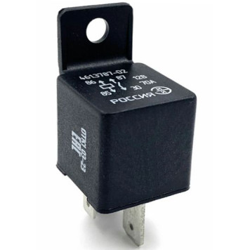 Реле 4-х контактное (12В, 70А) ВАЗ, ГАЗ, ЗИЛ, автобусы с ухом ЭМИ 461.3787-02