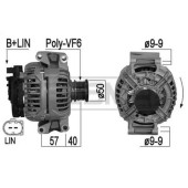 Генератор 120А для MERCEDES SPRINTER(906,909), VIANO(W639), VITO(W639) <b>ERA 209083</b>