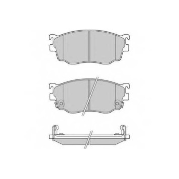 Колодки тормозные дисковые передний для MAZDA 323 F(BJ), 626(GF,GW), PREMACY(CP) <b>E.T.F. 12-0912 / 23777</b>