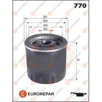 Масл фильтр <b>EURO REPAR 1611660080</b>