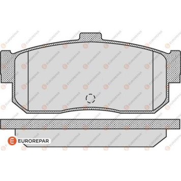 Тормозные колодки <b>EURO REPAR 1617277280</b>