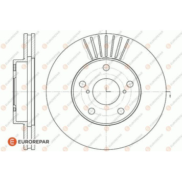 Тормозной диск <b>EURO REPAR 1618871880</b>