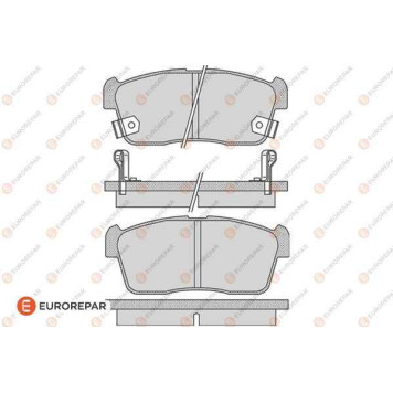 Колодки тормозные SUZUKI IGNIS 00>/ALTO 02> <b>EURO REPAR 1619792180</b>