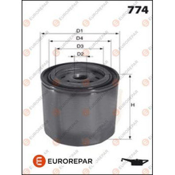 Фильтр масляный <b>EURO REPAR E149149</b>
