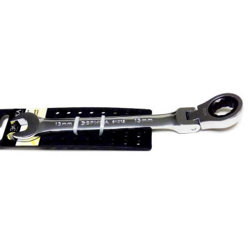 Ключ комбинированный трещоточный шарнирный 13мм ЭВРИКА ER-61013H