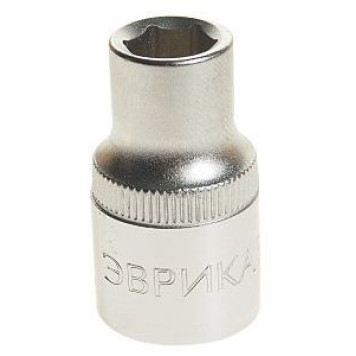 Головка 8мм 1/2" 6 гран. короткая ЭВРИКА ER-91301