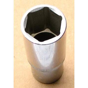 Головка 17мм 1/2" 6 гран. короткая ЭВРИКА ER-91310 