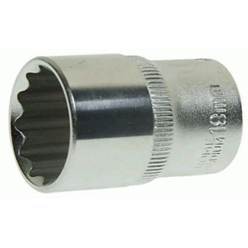 Головка 18мм 1/2" 12 гран. короткая ЭВРИКА ER-91311-12