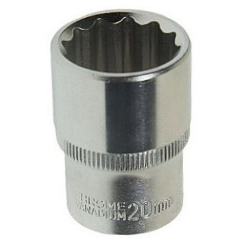 Головка 20мм 1/2" 12 гран. короткая ЭВРИКА ER-91313-12
