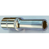 Головка 9мм 1/2" 12 гран. длинная ЭВРИКА ER-91502-12