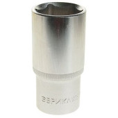 Головка 27мм 1/2" 6-гран. длинная ЭВРИКА ER-91520 (77мм)
