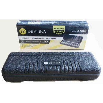 Набор инструментов 1/2" ЭВРИКА ER-TK4010 (6 гран., 10 предм.)-1