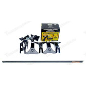 Багажник ВАЗ 2121 Нива, Волга (на водосток) сталь (135см) <b>ЕВРОДЕТАЛЬ ED2-001F/ED6-135T</b>