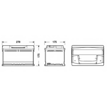 Аккумулятор EXIDE 096SE / EB712-1