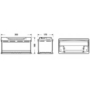 Аккумулятор EXIDE 017SE / EB950-1