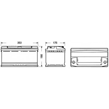 Аккумулятор EXIDE 017RE / EC900-1
