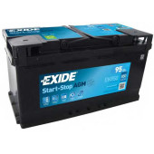 Аккумулятор EXIDE 017AGM / EK950 Start-Stop AGM 95Ач полярность ETN 0 (- +) 353x175x190мм