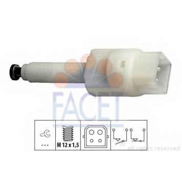 Выключатель фонаря сигнала торможения FACET EPS 1.810.126 / 7.1126