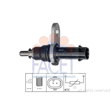 Датчик температуры охлаждающей жидкости <b>FACET 7.3356</b>