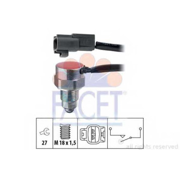 Выключатель фары заднего хода FACET EPS 1.860.197 / 7.6197