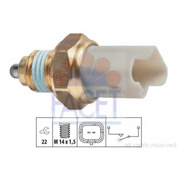 Выключатель фары заднего хода FACET EPS 1.860.218 / 7.6218