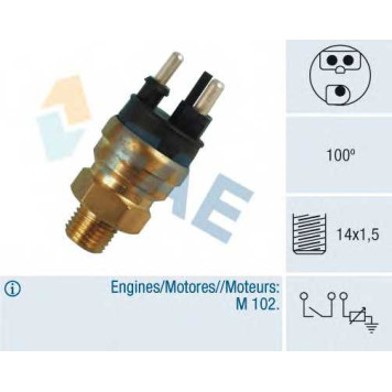 Датчик температуры охлаждающей жидкости FAE 34310