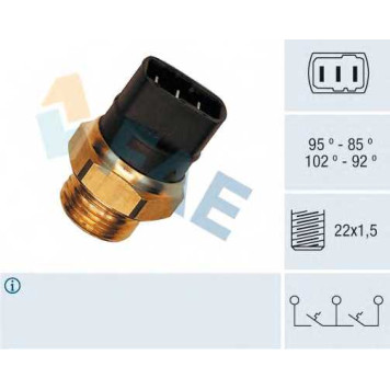 Термовыключатель вентилятора радиатора FAE 37820