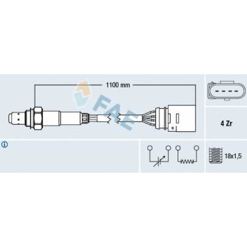 Лямбда-зонд FAE 77140