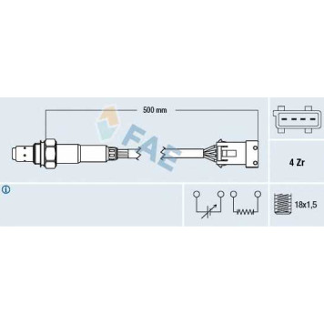 Лямбда-зонд FAE 77232