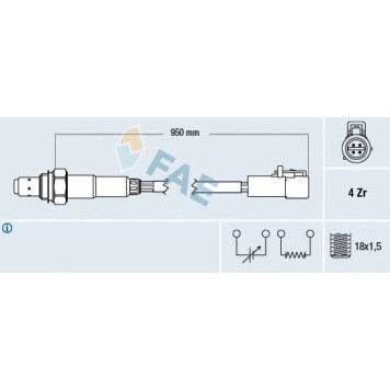 Лямбда-зонд FAE 77262