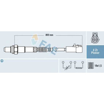 Лямбда-зонд FAE 77263