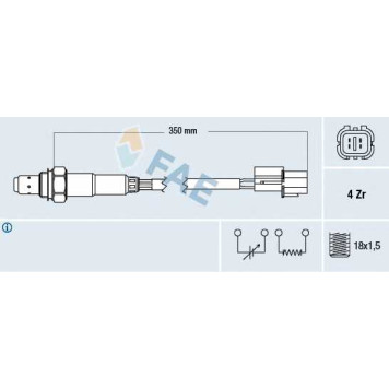Лямбда-зонд FAE 77287
