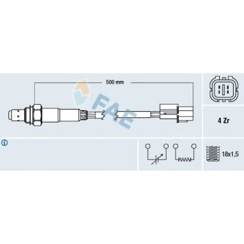 Лямбда-зонд FAE 77292