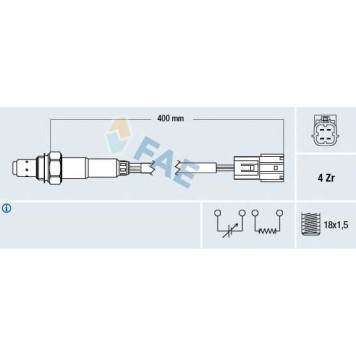 Лямбда-зонд FAE 77346