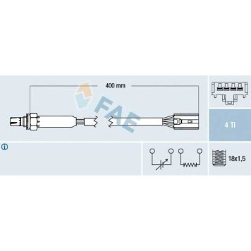 Лямбда-зонд FAE 77357
