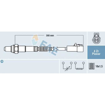 Лямбда-зонд FAE 77418