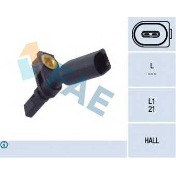 Датчик частоты вращения колеса FAE 78065