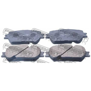 Колодки тормозные дисковые передний для LEXUS ES, GS, IS / TOYOTA AVALON, CAMRY SOLARA, CAMRY, CROWN, MARK, SIENNA, WINDOM, WISH <b>FEBEST 0101-ACV30F</b>