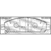 Колодки тормозные дисковые передний для TOYOTA VENZA(AGV1#,GGV1#) <b>FEBEST 0101-AGV10F</b>