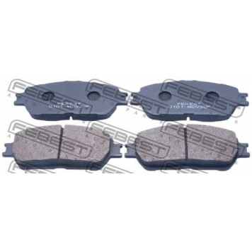 Колодки тормозные дисковые передний для LEXUS ES / TOYOTA ALPHARD, CAMRY SOLARA, CAMRY, WINDOM <b>FEBEST 0101-MCV30F</b>