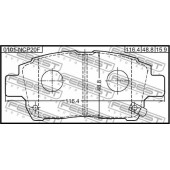 Колодки тормозные дисковые передний для TOYOTA ALLION, bB, CELICA, COROLLA, ECHO, IST, MR, OPA, PLATZ, PORTE, PRIUS, PROBOX/SUCCEED, RAUM, VIOS, WILL CYPHA, WILL VS, WILL, YARIS <b>FEBEST 0101-NCP20F</b>