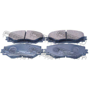 Колодки тормозные дисковые передний для LEXUS HS / TOYOTA ALLION, AQUA, AURIS, COROLLA RUMION, COROLLA, HARRIER, MARK X ZiO, MATRIX, NOAH/VOXY, PREMIO, PRIUS PLUS, RAV 4, SAI, URBAN CRUISER, VANGUARD, VERSO S, WISH, YARIS, ZELAS <b>FEBEST 0101-ZZE150F</b>-1