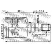Шарнир приводного вала FEBEST 0111-1SZFE