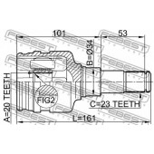 Шарнир приводного вала FEBEST 0111-KSP90