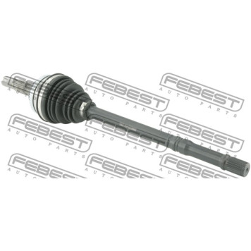 Шрус наружный с валом 23X538X26 подходит для TOYOTA COROLLA 5D ZZE122 2001.10-2007.02 [GR] <b>FEBEST 0114-ZZE120A48LH</b>