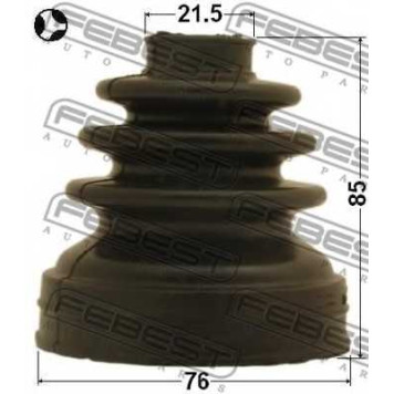 Пыльник приводного вала FEBEST 0115-ACU35RT