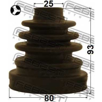 Пыльник приводного вала FEBEST 0115-AZT251TRH-1