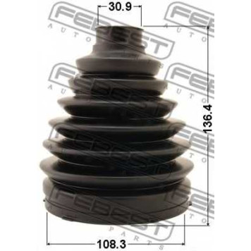 Пыльник приводного вала FEBEST 0117P-200