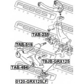 Несущий / направляющий шарнир FEBEST 0120-GRX125LF